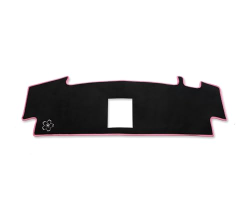 Armaturenbrett-Abdeckmatte Für Nissan Sakura Dash Mat Dashmat Sonnenschutz Schutz Teppich Auto Dashboard Matte Dashboard Cover Pad(Black(Red Edge) RHD) von SRQORT