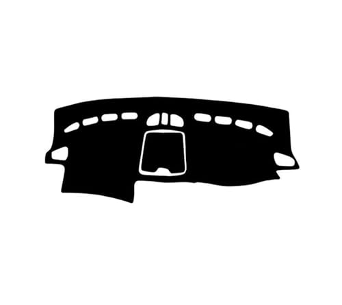Armaturenbrett-Abdeckmatte Für Skoda Für Yeti 5L 2009-2017 Abdeckung Armaturenbrett Matte Sonnenschutz rutschfeste Pad Zubehör Dashboard Cover Pad(Black SideRHD) von SRQORT