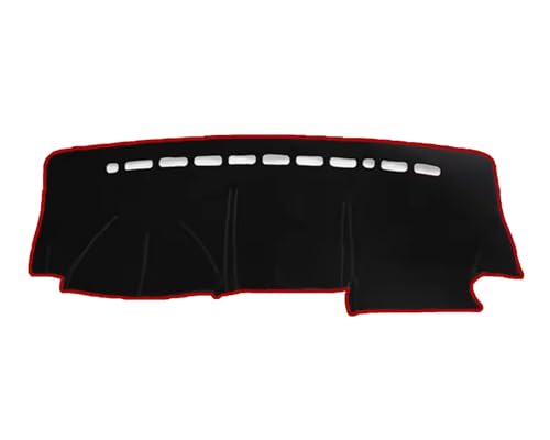 Armaturenbrett-Abdeckmatte Für Suzuki Für Jimny 1998-2015 2016 2017 2018 Auto Dashboard Mat Dash Mat Dashmat Sonnenschirm Schutz Teppich Dashboard Cover Pad(RED LHD) von SRQORT