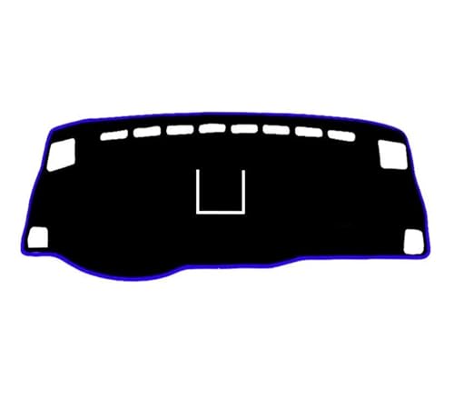 Armaturenbrett-Abdeckmatte Für Suzuki Für Liana 2011-2013 Mit Uhr Dashmat Pad Teppich Sonnenschutz Auto Abdeckung Armaturenbrettmatte Dashboard Cover Pad(Blue LHD) von SRQORT
