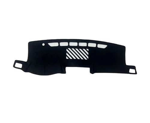 Armaturenbrett-Abdeckmatte Für Toyota Für Crown 2008-2012 Royal S200 GRS204 Dash Pad Dashmat Sonnenschirm Schutz Teppich Auto Dashboard Matte Dashboard Cover Pad(Black LHD) von SRQORT