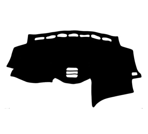 Armaturenbrett-Abdeckmatte Für Toyota Für Harrier XU30 2004 2005 2006 2007-2013 DashMat Dashboard Abdeckung Matte Pad Anti-Uv Sonnenschirm Teppich Kissen Dashboard Cover Pad(Black(Black Edge)LHD) von SRQORT