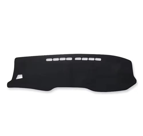 Armaturenbrett-Abdeckmatte Für Toyota Für Hilux AN120 AN130 2015-2024 Auto Dashboard Matte Dash Mat Dashmat Sonnenschirm Schutz Teppich Dashboard Cover Pad(Black RHD) von SRQORT