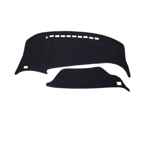 Armaturenbrett-Abdeckmatte Für Toyota Für Previa 50 2006-2019 XR50 Auto Dashboard Matte Dash Mat Dashmat Sonnenschirm Schutz Teppich Dashboard Cover Pad(Black RHD) von SRQORT