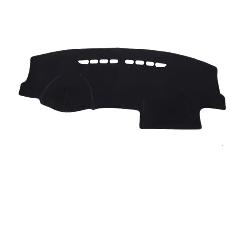 Armaturenbrett-Abdeckmatte Für VW Für Golf 6 MK6 2009-2013 Dash Mat Dashmat Sonnenschutz Schutz Teppich Auto Dashboard Matte Dashboard Cover Pad(LHD Black) von SRQORT