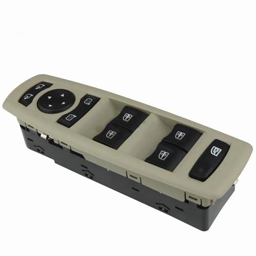 Auto Fensterschalter Auto Styling Auto Multi-Funktionale Fenster Schalter Für Fluence LZ 1,5 DCI 2010 254000006R Power Fensterschalter(Beige) von SRQORT