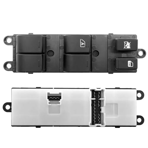 Auto Fensterschalter Power Master Fenster Glas Schalter 6 Taste Vorne Links LH Stick Seite Contral Aufstieg Für Nissan Für Versa 2007-2010 Power Fensterschalter von SRQORT