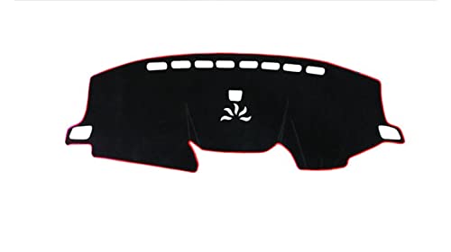 Dashboard Cover Auto Dashboard Abdeckung Für CR-V Für CRV Für CR V 2007-2016 2017 2018 2019 2020 2021 2022 Vermeiden Licht Instrument Schreibtisch Matte Armaturenbrettabdeckung(A RHD 17-22 Red) von SRQORT