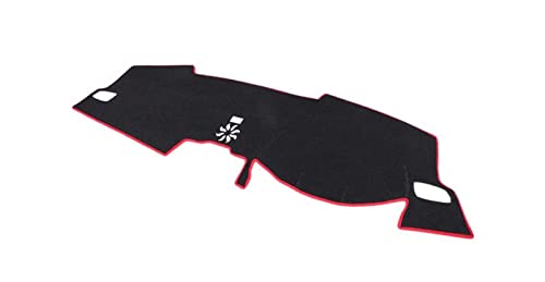 Dashboard Cover Für Civic 11th Gen 2021 2022 2023 Limousine Fließheck Anti-Rutsch-Matte Dashboard Cover Pad Sonnenschirm Dashmat Armaturenbrettabdeckung(Rechtslenker, rote Seite) von SRQORT