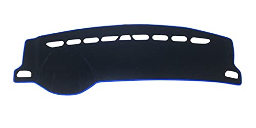 Dashboard Cover Für Skoda Für Octavia 3 Für A7 Für MK3 Für 5E 15-20 Auto Dashboard Abdeckung Pad Instrument Plattform Schreibtisch Matte Teppiche Armaturenbrettabdeckung(Linkslenker, Blaue Seite) von SRQORT