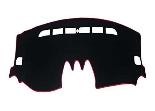 Dashboard Cover Für Suzuki Vitara Für LY 2015 2016-2019 2020 2021 2022 Auto Armaturenbrett Abdeckung Dash Mat Sonnenschutz Pad Instrume Panel Teppiche Armaturenbrettabdeckung(Linkslenker, rote Seite) von SRQORT