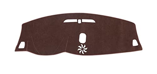 Dashboard Cover Für Volvo Für XC60 2018 2019 2020 2021 2022 2023 Auto Dashboard Abdeckung Matte Auto Dash Board Sonnenschutz Pad Teppiche Schutz Armaturenbrettabdeckung(LHD Brown) von SRQORT
