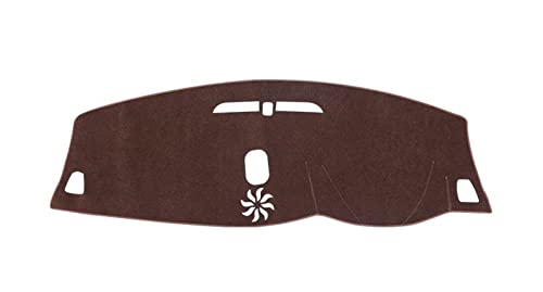 Dashboard Cover Für Volvo Für XC60 2018 2019 2020 2021 2022 2023 Auto Dashboard Abdeckung Matte Auto Dash Board Sonnenschutz Pad Teppiche Schutz Armaturenbrettabdeckung(RHD Brown) von SRQORT