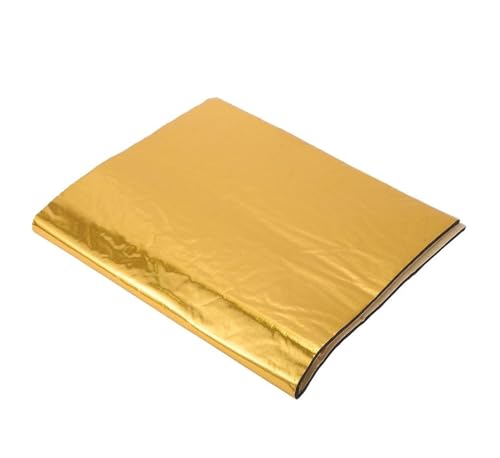 Matte Auto Dämmung Dicke 5 mm 8 mm 10 mm 50 x 30 cm Auto Automotive Wärmedämmung Sound Deadener Pad Straße Lärm Dämpfer thermische Matte(11mm Aluminum Gold) von SRQORT