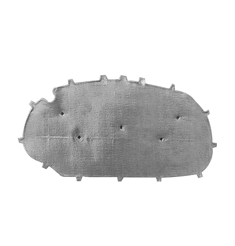 Matte Auto Dämmung Für VW Für Golf 6/Für GTI Motorhaube Motor Wärme Schalldämmung Wattepad mit Klemme Thermische Schallschutzabdeckung Matte(B) von SRQORT