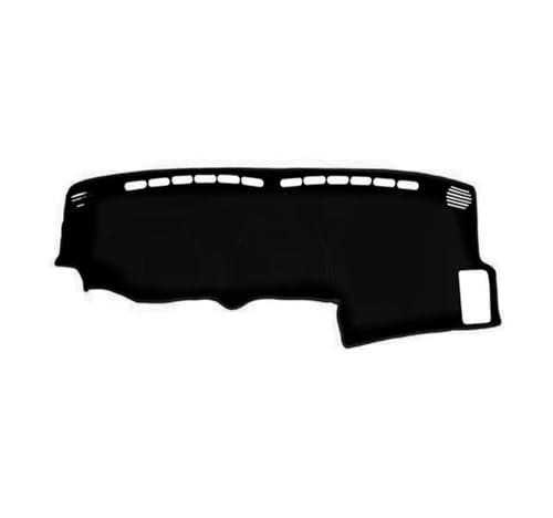 SRQORT Armaturenbrett-Abdeckmatte Für CR-V Für CRV 2002-2006 Armaturenbrett-Abdeckungsmatte Blendschutz-Sonnenschutz Schutzteppich Zubehör Dashmat Dashboard Cover Pad(Black(Black Edge) LHD) von SRQORT