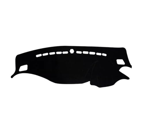 SRQORT Armaturenbrett-Abdeckmatte Für Hyundai Für Creta Für IX25 2014-2019 Dashboard Abdeckung Matte Pad Anti-Uv Dashmat Sonnenschirm Teppich Kissen Dashboard Cover Pad(Black(Black Edge) RHD) von SRQORT