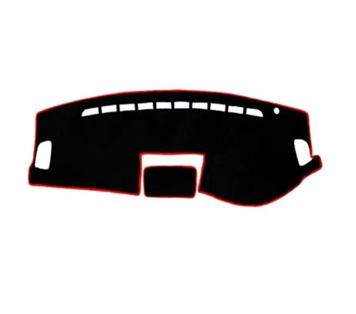 SRQORT Armaturenbrett-Abdeckmatte Für Mazda 6 GG Für Atenza 2002-2008 Abdeckung Matte Pad Innen Dashmat Dash Sonnenschutzdach Teppich Kissen Zubehör Dashboard Cover Pad(Black(Red Edge) LHD) von SRQORT