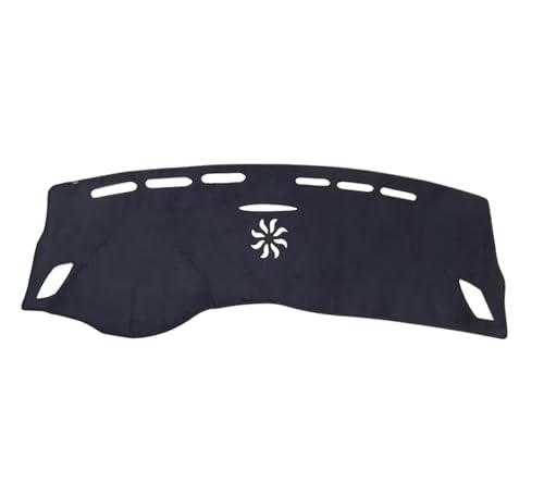SRQORT Armaturenbrett-Abdeckmatte Für Mercedes Für Benz A-Klasse W176 A180 A200 A45 2013-2018 Armaturenbrettmatte Dash Mat Dashmat Sonnenschutz Schutzteppich Dashboard Cover Pad(Black RHD) von SRQORT