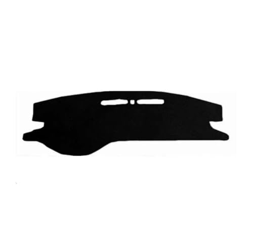 SRQORT Armaturenbrett-Abdeckmatte Für Skoda Für Octavia A8 2021-2024 Dashmat Abdeckung Matte Armaturenbrett Sonnenschutzdach Schützen Teppich Kissen Zubehör Dashboard Cover Pad(Black(Black Edge) LHD) von SRQORT