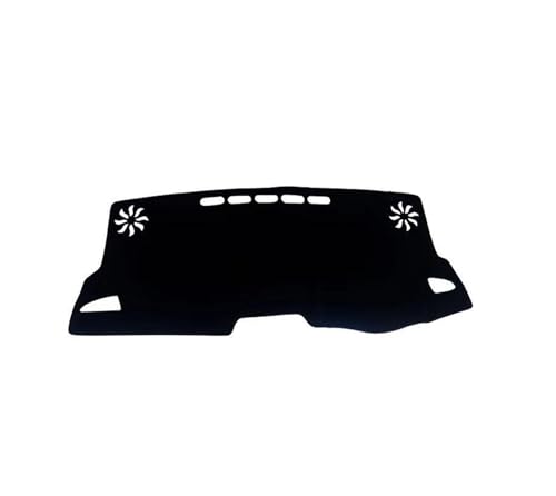 SRQORT Armaturenbrett-Abdeckmatte Für Toyota Für Corolla 2019-2022 E210 12.-Armaturenbrett-Abdeckung Vermeiden Sie Lichtmatten Sonnenschutz-Teppiche Anti-UV-Hülle Dashboard Cover Pad(Black RHD) von SRQORT