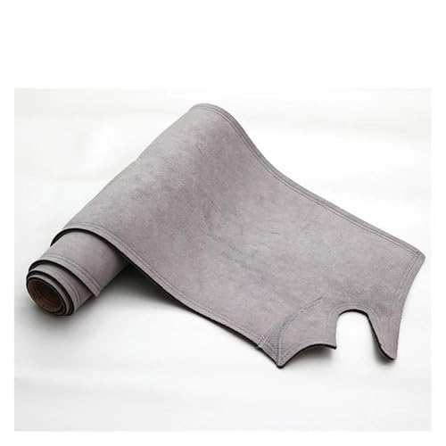 SRQORT Armaturenbrett-Abdeckmatte Für VW Für Golf 4 MK4 1997-2003 1J Wildleder Leder DashMat Dash Matte Abdeckung Dashboard Pad Sonnenschutz Teppich Zubehör Dashboard Cover Pad(Grey RHD) von SRQORT