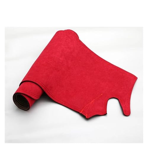 SRQORT Armaturenbrett-Abdeckmatte Für VW Für Golf 4 MK4 1997-2003 1J Wildleder Leder DashMat Dash Matte Abdeckung Dashboard Pad Sonnenschutz Teppich Zubehör Dashboard Cover Pad(Red RHD) von SRQORT