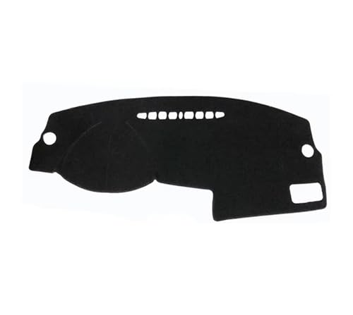 SRQORT Armaturenbrett-Abdeckmatte Für VW Für Jetta A4 Für MK4 Für Bora 1998-2005 Dashmat Sonnenschirm Teppich Zubehör Dashboard Abdeckung Matte Pad Dashboard Cover Pad(Black(Black Edge) LHD) von SRQORT