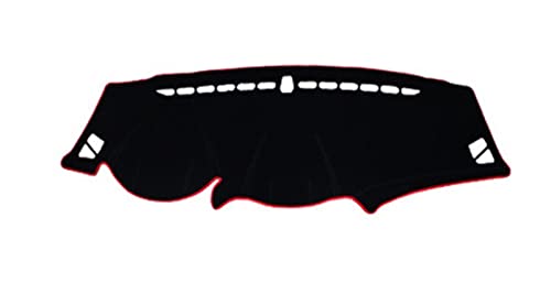 SRQORT Dashboard Cover Auto Armaturenbrett Abdeckung Matte Pad Anti-UV Sonnenschirm Instrument Panel Teppich Für Hyundai Für IX35 2010-2015 Armaturenbrettabdeckung(Red Side,LHD) von SRQORT