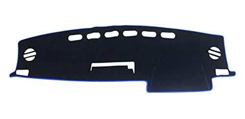 SRQORT Dashboard Cover Auto Dashboard Vermeiden Licht Pad Instrument Plattform Schreibtisch Abdeckung Matten Teppiche Für Toyota Für RAV4 2013-2020 Armaturenbrettabdeckung(13-18 RHD Blue) von SRQORT