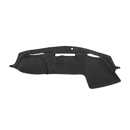 SRQORT Dashboard Cover Auto Dashmat Dashboard Mat Dash Abdeckung Teppich Schwarz Für Dodge Für RAM 1500 2500 2011 2012 2013 2014 2015 2016 Armaturenbrettabdeckung(Linkslenker) von SRQORT