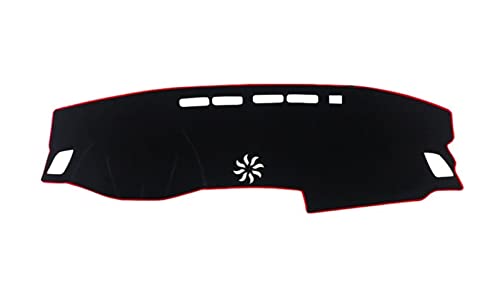 SRQORT Dashboard Cover Für Accord 10th 2018 2019 2020 Auto Dashboard Abdeckung Anti-UV Sonnenschutz Instrument Plattform Schreibtisch Matte Teppiche Pad Armaturenbrettabdeckung(Red Side,LHD) von SRQORT