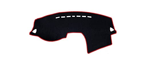 SRQORT Dashboard Cover Für Mitsubishi Für ASX 2010-2020 Auto Dashboard Vermeiden Licht Pad Instrument Plattform Schreibtisch Abdeckung Matte Teppiche Armaturenbrettabdeckung(Red Side,LHD) von SRQORT
