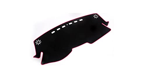 SRQORT Dashboard Cover Für Toyota Für CHR Für C HR Für C-HR 2016-2020 Auto Dashboard Abdeckung Vermeiden Licht Pad Instrument Plattform Schreibtisch Matte Armaturenbrettabdeckung(Red Side,LHD) von SRQORT