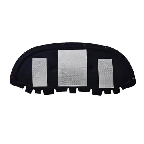 SRQORT Hitzeschild-Pad für Automotoren Auto Front Motorhaube Sound Wärmedämmung Baumwolle Für Skoda Für Kodiaq GT 2017-2021 Schallschutzmatte(Schwarz) von SRQORT