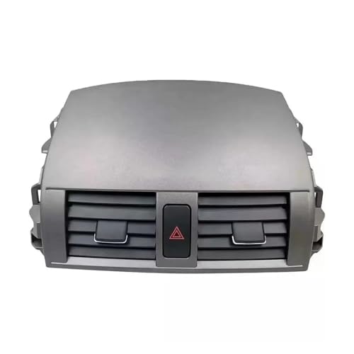 SRQORT Lüftungsgitter Für Toyota Für Corolla 2008 2009 2010 2011 2012 2013 Center Outlet Air Abdeckung Panel Zubehör A/C Ersatz Outlet Dash Vent Luftauslassgitter(Low with lamp) von SRQORT