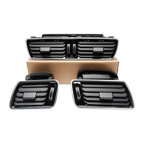 SRQORT Lüftungsgitter Für VW Für Passat B6 B7 Für CC R36 Auto Front Dashboard Klimaanlage Outlet A/C Klimaanlage Vents 3AD819728 3AD819702 3AD819701 Luftauslassgitter(Paint 1 Set) von SRQORT