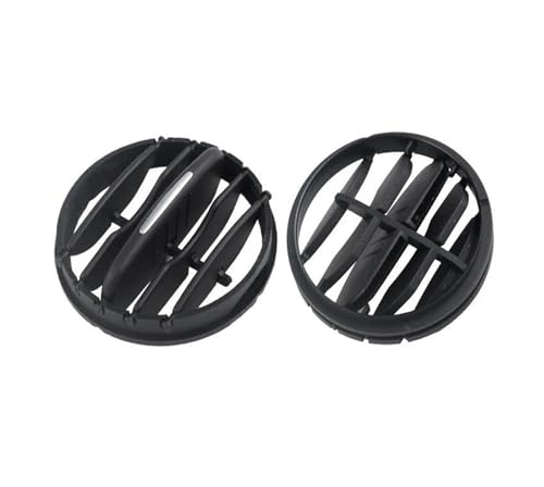 SRQORT Lüftungsgitter Für VW Für Tiguan 1 5N 2008-2017 Zubehör Dashboard Innen A/C Air Vent Grill Schiebe Tab Klapp Clip Abdeckung Luftauslassgitter(2PCS Front M) von SRQORT