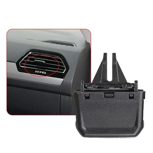 SRQORT Lüftungsgitter Für VW Für Tiguan MK2 2017 2018 2019 2020 2021 Auto Front Dashboard Klimaanlage Outlet A/C Klimaanlage Vents Tab Clip Pick Luftauslassgitter(1pc Right Side) von SRQORT
