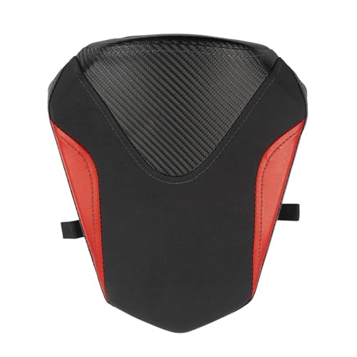 SRQORT Motorrad Sitzbezug Für CBR500R 2019-2022 Motorrad Hinten Passagier Solo Sitz Gugel Kissen Atmungsaktive Repalcement Soft Pad Zubehör Sitzbankabdeckung(Rot) von SRQORT