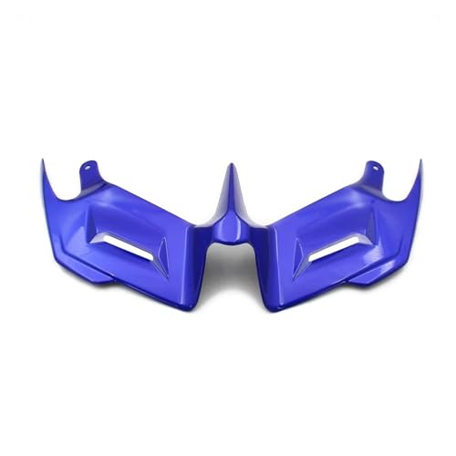 SRQORT Wind Wing Spoiler Aerodynamische Winglets Frontverkleidung Spoiler Rennabdeckung Für YZF Für R3 Für R25 Motorrad Kohlefaser ABS-Kunststoff Motorradspoiler(Blau) von SRQORT