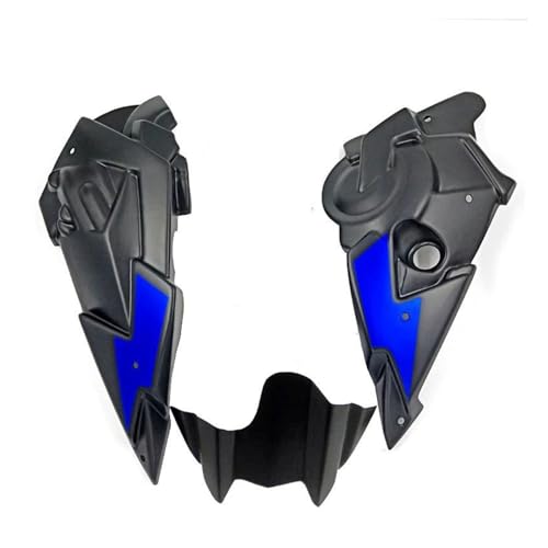SRQORT Wind Wing Spoiler Für MT-07 FZ-07 2014-2020 MT 07 FZ 07 Motorrad Motor Spoiler Bauch Pan Untere Verkleidung Body Kit MT07 FZ07 Motorradspoiler(Blau) von SRQORT