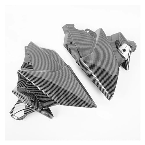SRQORT Wind Wing Spoiler Für MT09 SP Bauch Pan Unteren Motor Spoiler Verkleidung Wachen Abdeckung Für FZ09 FZ-09 MT-09 MT 09 2021-2024 Motorrad Bellypan Motorradspoiler(Kohlenstoff-Look) von SRQORT