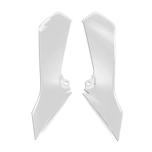 SRQORT Wind Wing Spoiler Für Tracer9 Motorrad Zubehör Sitz Rahmen Seite Abdeckung Sitz Verkleidung Bank Gugel Panel Für Tracer 9 GT 2021-2022 Motorradspoiler(Silber) von SRQORT