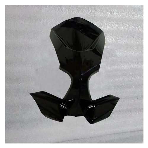 SRQORT Wind Wing Spoiler Motorrad Obere Front Nase Verkleidung Scheinwerfer Abdeckung Gugel Kopf Panel Für Kawasaki Für Ninja 650 R 2020-2024 ER6F Motorradspoiler(Glänzend schwarz) von SRQORT