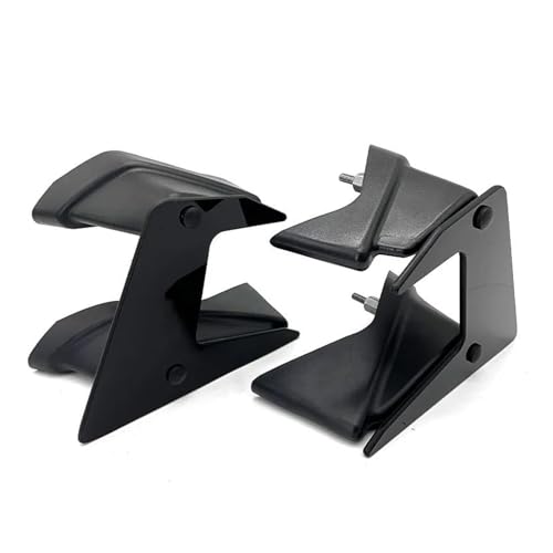 SRQORT Wind Wing Spoiler Motorrad-Seitenspoiler Für MT07 MT 07 MT-07 2021 2022 Downforce Naked Spoilers Fixed Wing Winglet Verkleidungsflügel Motorradspoiler(Schwarz) von SRQORT
