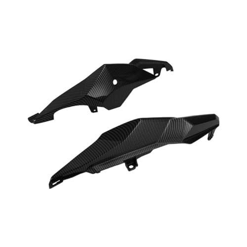 SRQORT Wind Wing Spoiler Motorrad Teile Hinten Schwanz Seite Sitz Panel Trim Verkleidung Gugel Abdeckung Für CB650R Für CBR650R Für CB Für CBR 650R 2021 2022 Motorradspoiler(Kohlenstoff-Look) von SRQORT