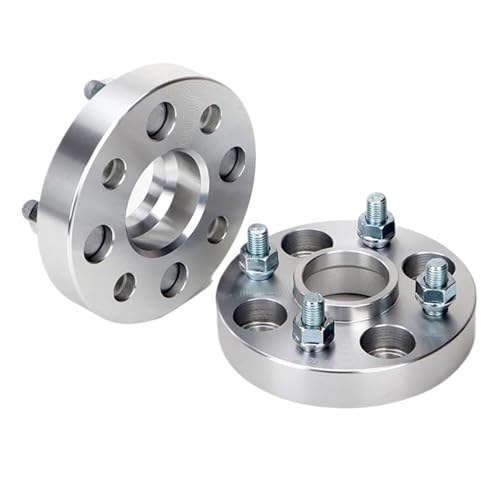 WheelSpacers 2 stück PCD 4x100 CB 57,1mm Dicke 20-50mm Rad Spacer Adapter 4lug für Sandanap 200 M12x1.5(2PCS 40mm Silver) von SRQORT