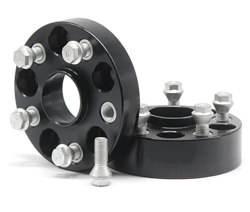 WheelSpacers 2 stück Spurverbreiterungen Adapter 25/30/35/40mm 5x112 66,6mm für Serie G M14x1.25(2PCS 45MM) von SRQORT