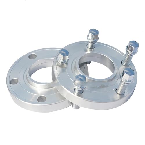 WheelSpacers 2 stücke 20MM PCD 5x120-72.6 Hub Centric + 10 stücke schrauben Auto Rad Spacer Für(With 14x1.5 bolts) von SRQORT